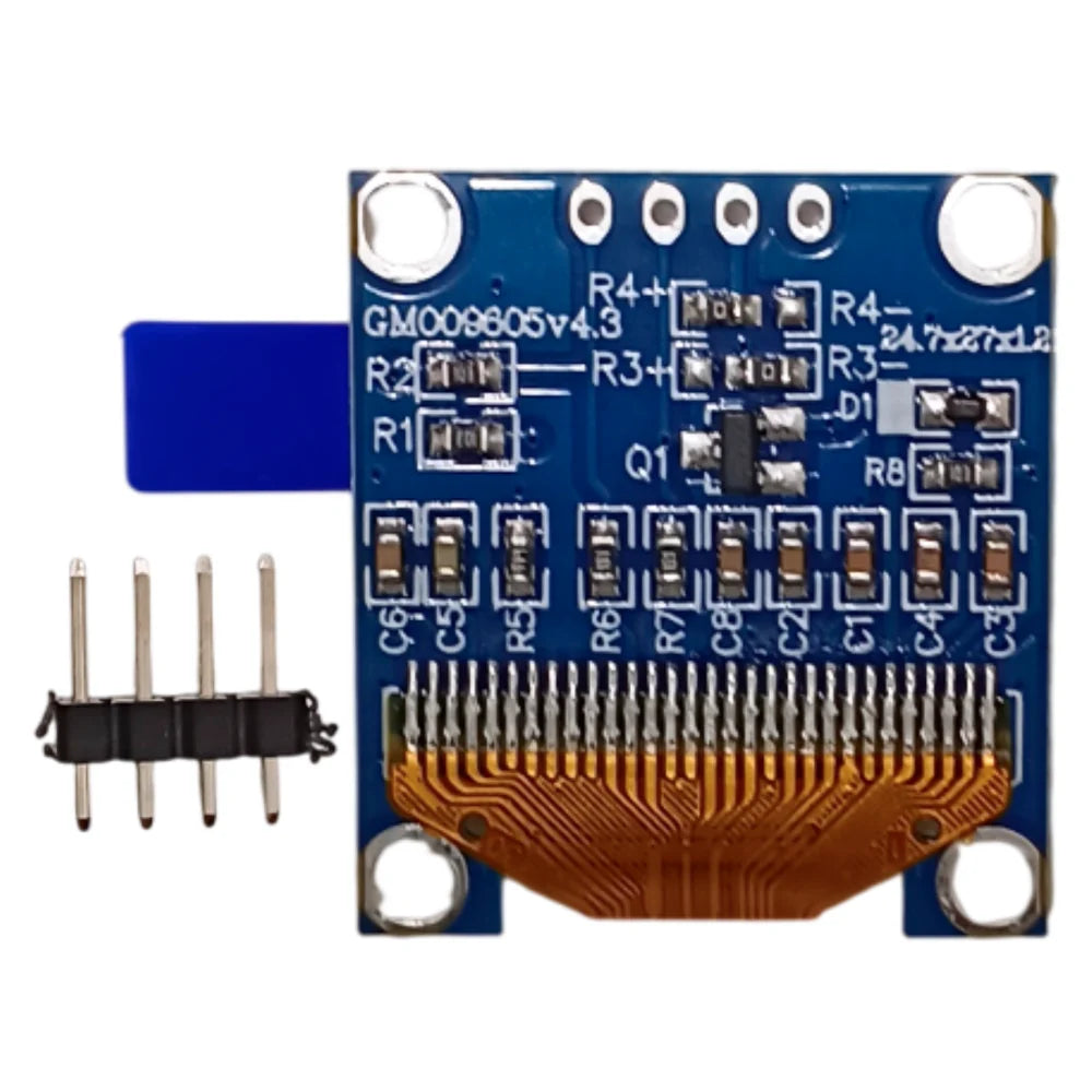 0.96 Inch OLED Display Module SPI/I2C 4pin Blue Color