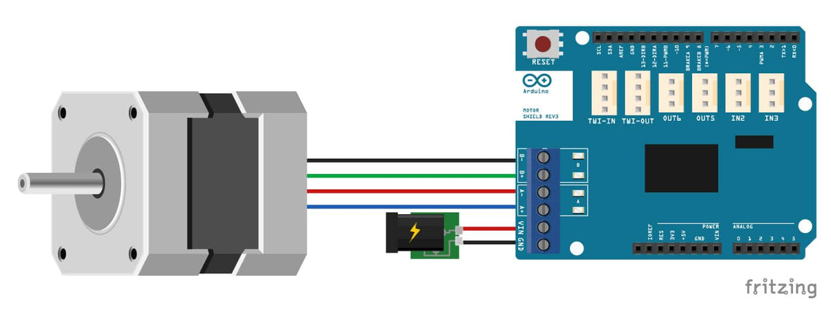 L298P 4-channel Motor Driver Shield