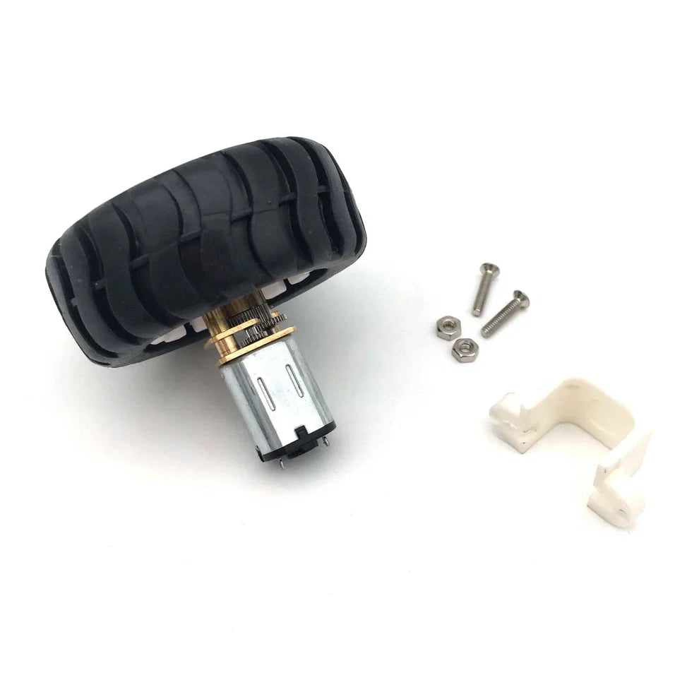 N20-6V-100 RPM Micro Metal Gear-box DC Motor With wheel