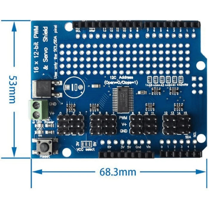 Servo Driver Module Shield 16 Channel