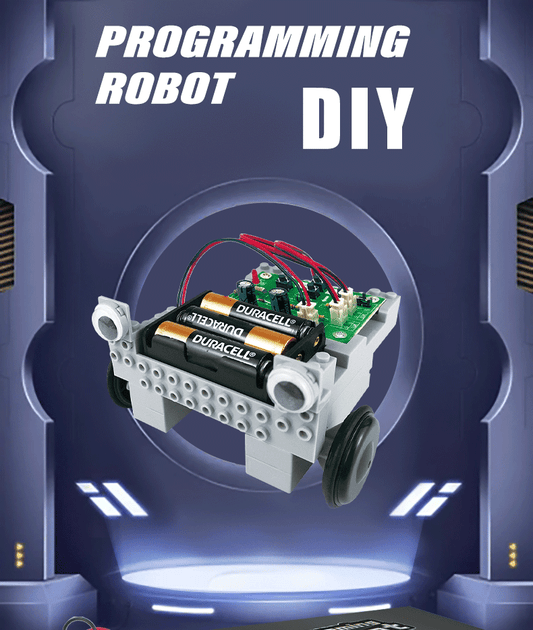 TXMR-003 Programming Robot Kit DIY Robot Kit Educational Programming Robot Kit Science Engineering Car DIY Programmable Robot Kit For Kids