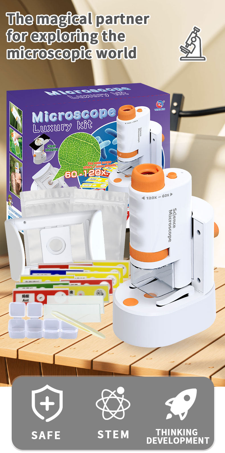2-in-1 Microscope Set (TXX-051)