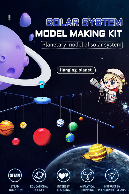 DIY Solar System Hanging Mobile STEM Kit (TXX-006)