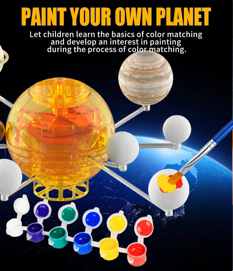 Rotating Solar System Model STEM Kit (TXX-031)