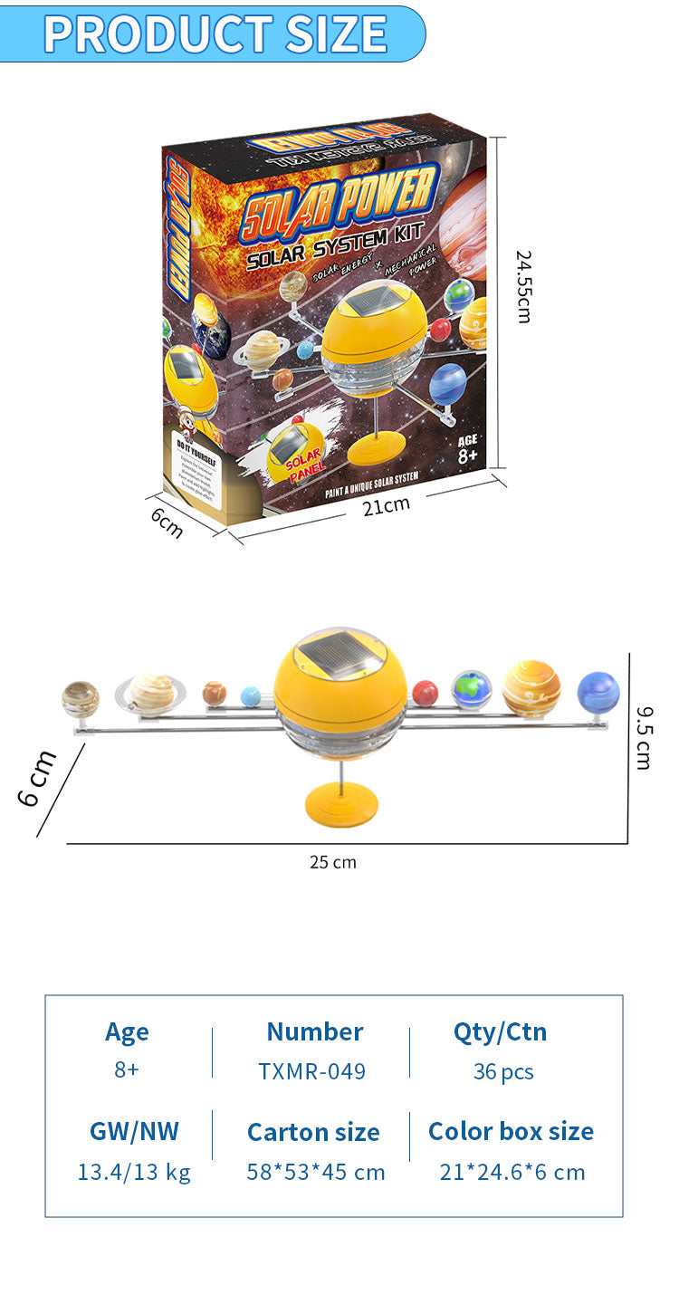 Rotating Solar System Model Kit (TXMR-049)