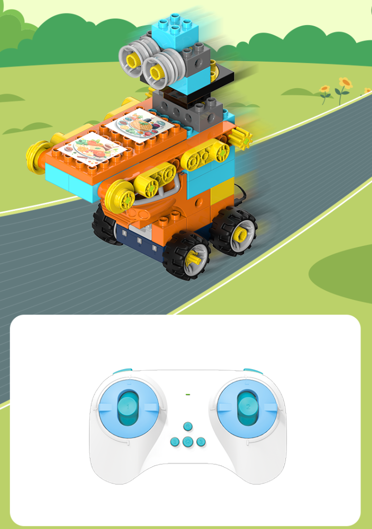 Makerzoid Future Mechanic Big Building Blocks - Educational Robot Kit (MKZ-OEC-FM)