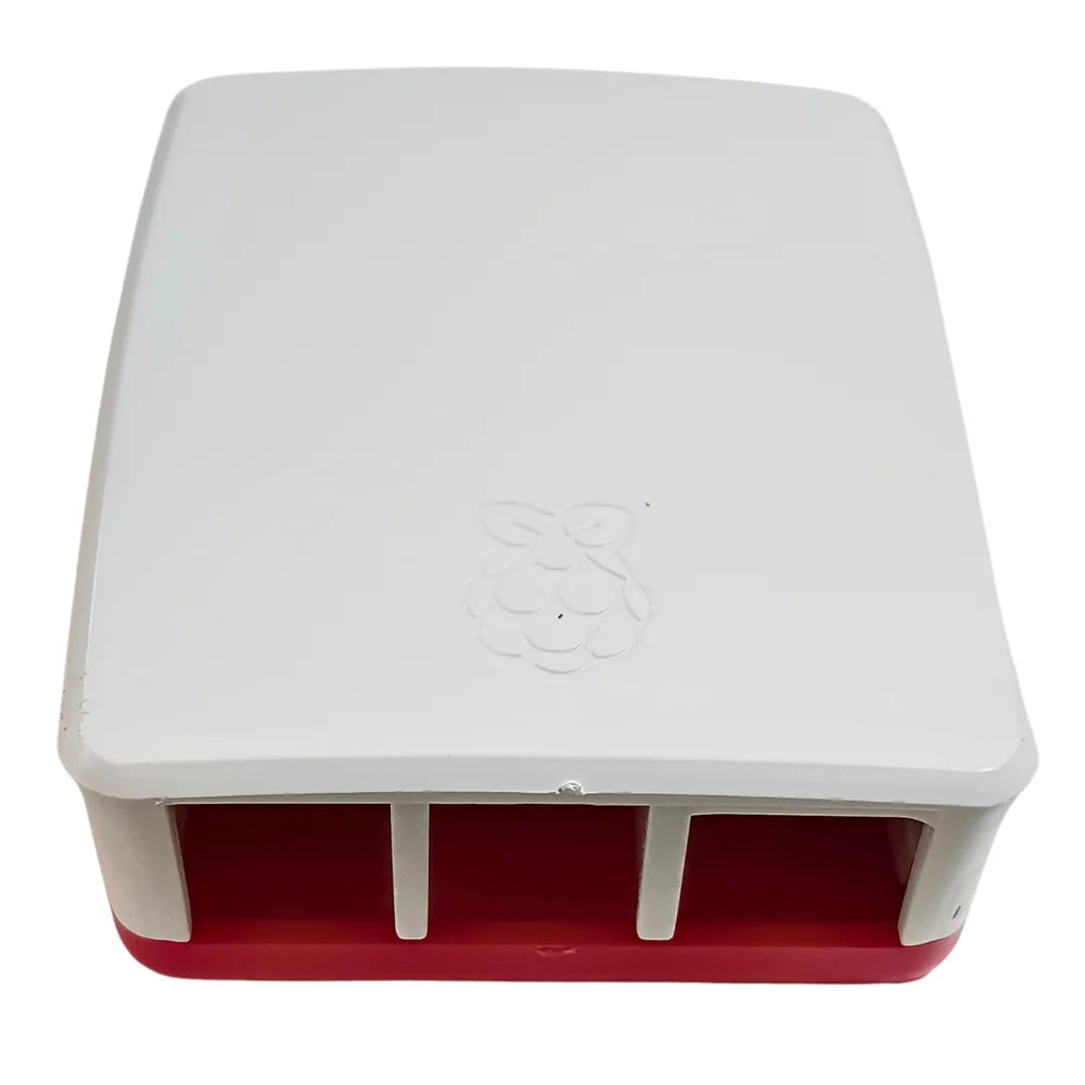 CASE PLASTIC FOR RASPBERRY PI 4 RED & WHITE