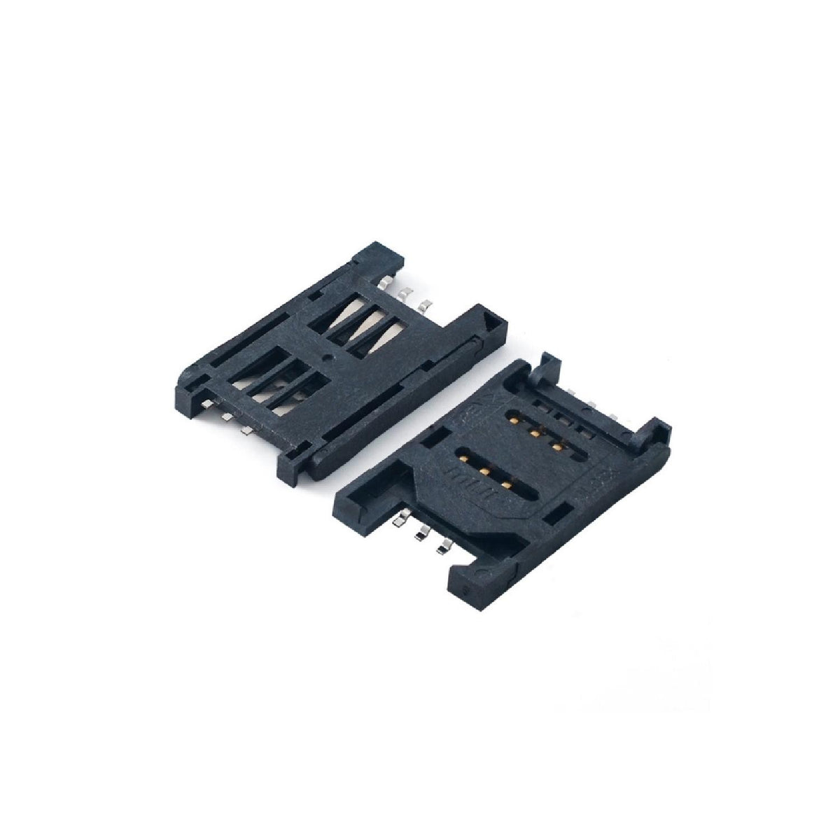 MUP C7013-27 6Pin Sim Card Holder Flip Type