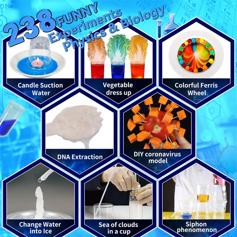 238 Chemistry Experiments Toy Set (TXX-023)