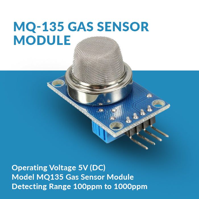 MQ-135 Gas Sensor Module For NH3, Alcohol, benzene, smoke , CO2 Detector Module