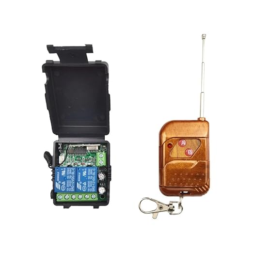 433MHz 12V 2 Channel, Relay Module Wireless, Remote Control Switch, without Battery