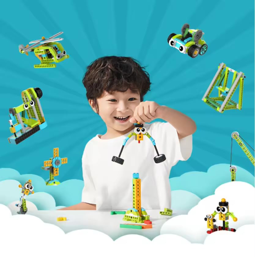 Makerzoid STEAM Programming Building Blocks Robot Master (Standard), 100 in 1 Coding Educational Toy Set for Boys and Girls 6+(MKZ-RM-SD)