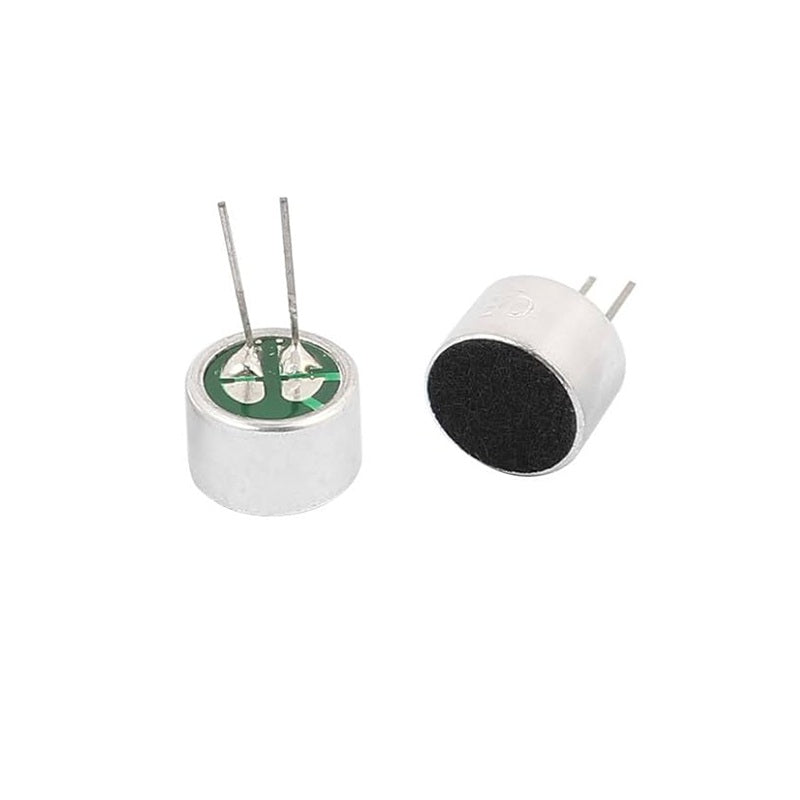5VDC Electret Condensor Microphone With 2Pin -9.8X6.8mm