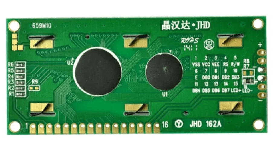 Original JHD 16x2 Character LCD Display- Blue