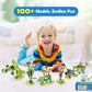 Makerzoid STEAM Building Blocks 100 in 1 Building Set, Educational Toys for Boys and Girls, Gift for Kids 6+ Yeas Old(MKZ-BK-DB)