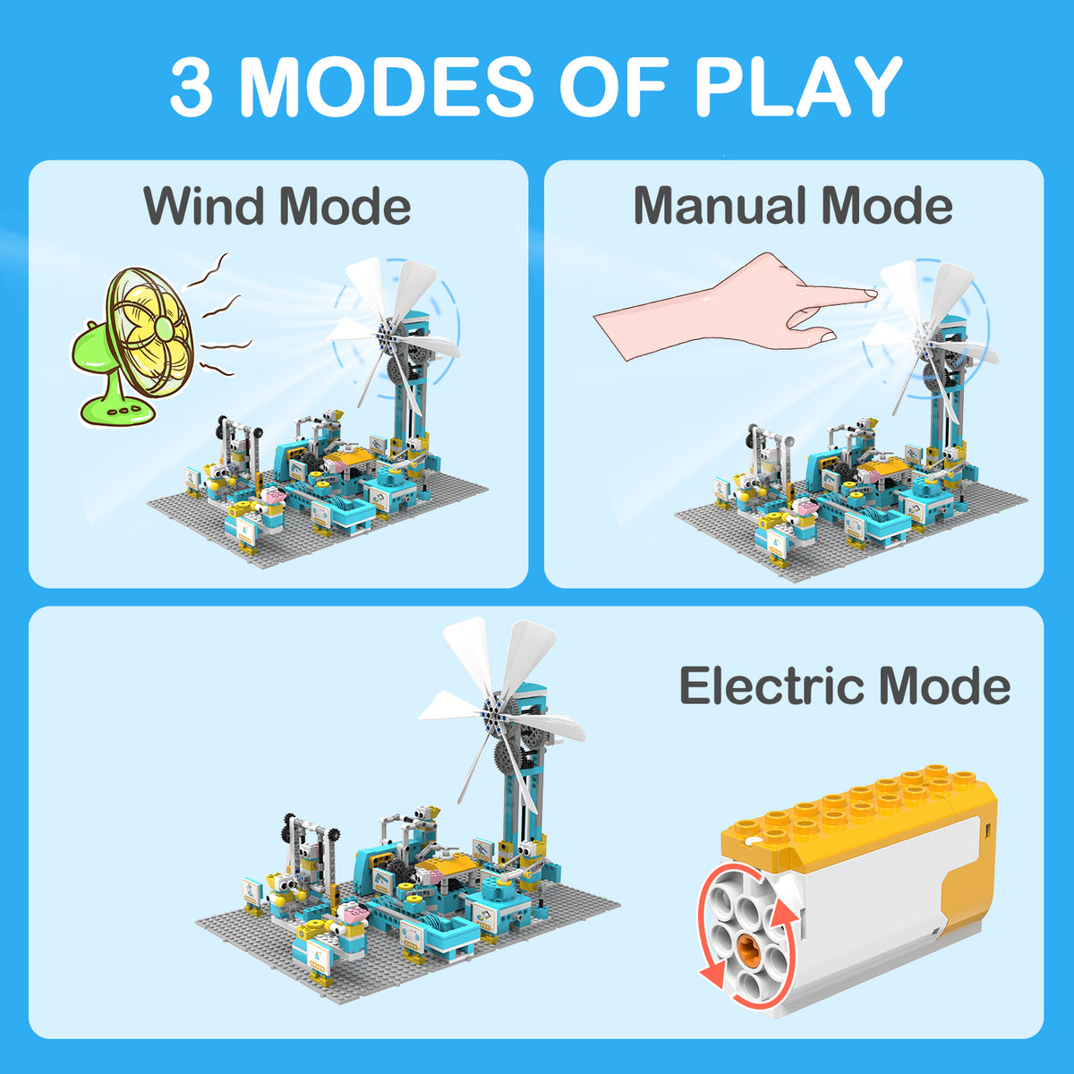 Makerzoid Happy Farm – Bountiful Field - Educational Building Block Robot Kit (MKZ-HF-01)