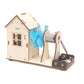 DIY Electric Wooden Fan House Model (TXMR-132)