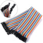 Female to Female Jumper Wires (20cm) 40pcs