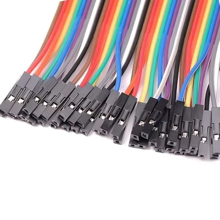 Female to Female Jumper Wires (20cm) 40pcs