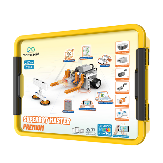 Superbot Master PREMIUM Programmable Building Kit (MKZ-SPB-MS)