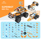 Makerzoid SUPERBOT 26-in-1 Coding Robot Kit STEM Programmable APP-Enabled Building Robot Toys Learning Kit for Kids(MKZ-ID-SPB)