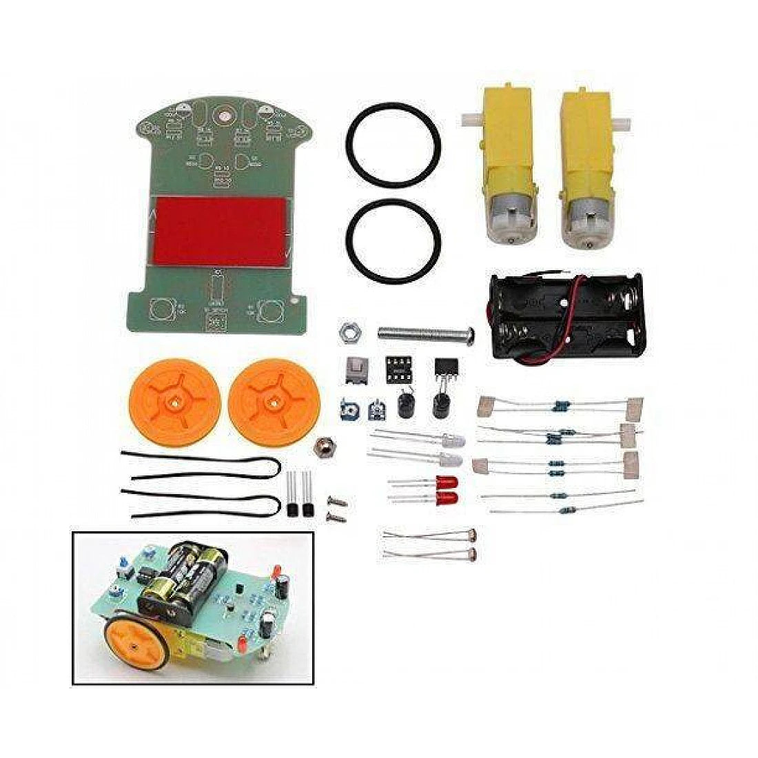 DIY D2-1 Intelligent Line Follower/Tracing Car Kit