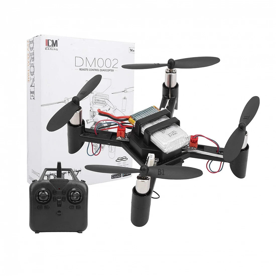 DM002 WiFi FPV RC DIY Quadcopter Kit with Manual for Beginners