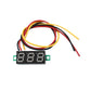 0.28 Inch 0-100V Three-Wire DC Voltmeter, Blue Display