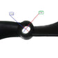 Pro-Range Propellers 1045(10X4.5) ABS DJI Black 1CW+1CCW-1pair- Premium Quality