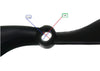 Pro-Range Propellers 1045(10X4.5) ABS DJI Black 1CW+1CCW-1pair- Premium Quality