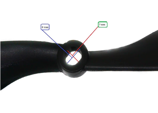 Pro-Range Propellers 1045(10X4.5) ABS DJI Black 1CW+1CCW-1pair- Premium Quality