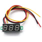 0.28 Inch 0-100V Three-Wire DC Voltmeter, Blue Display