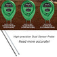 Three-Way Soil Meter For Moisture, Light Intensity and pH Testing Meter