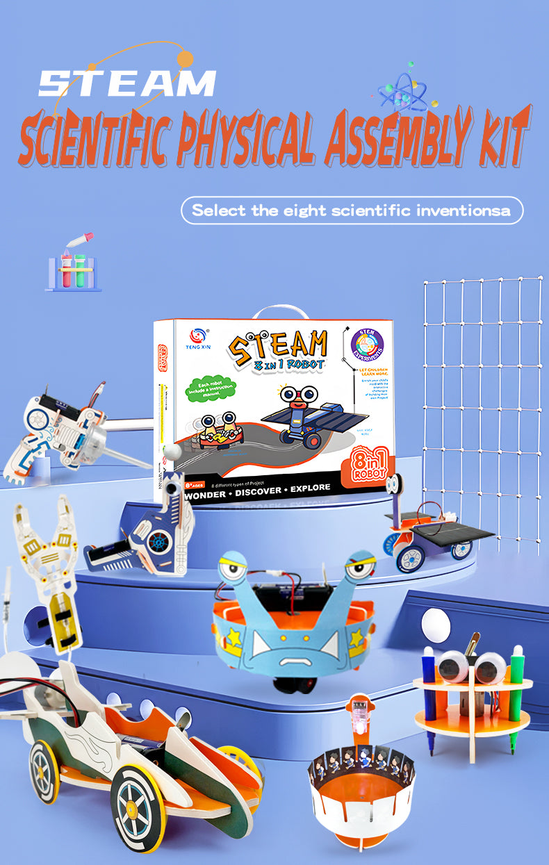 DIY 8-in-1 STEM Robot Kit (TXMR-022)