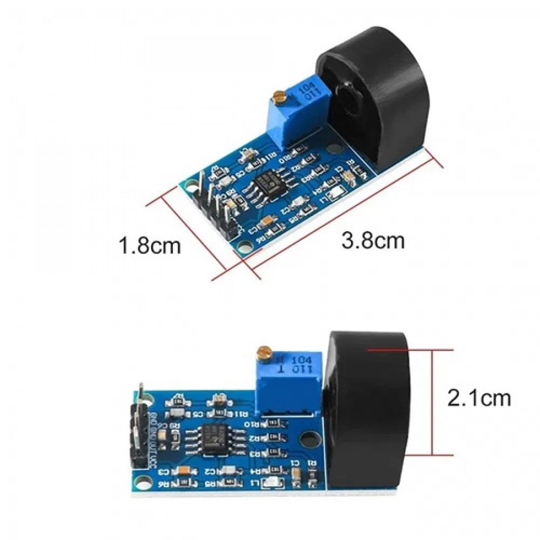 ZMCT103C 5A Range Single-Phase AC Current Transformer Sensor Module